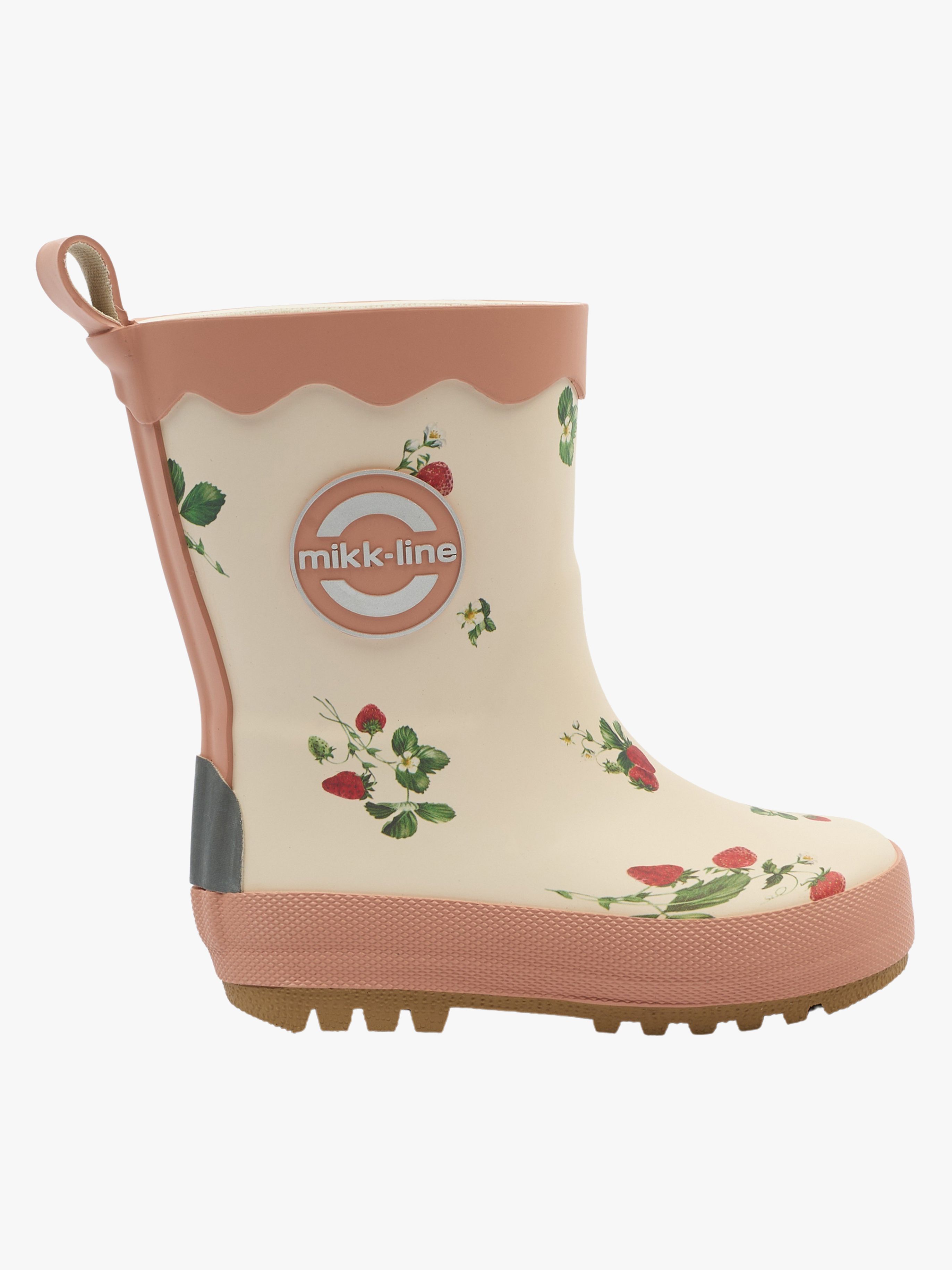 Mikk-Line AOP Gummistövlar, Strawberry, 25